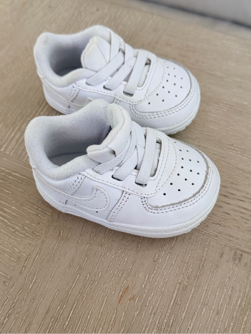 Nike White Baby Sneakers- size 2c